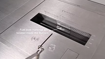 How to check the Burner fuel levels 3 How to check the Burner fuel levels 3