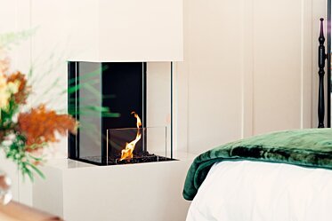 Rosemont House Luxury B&B, Victoria - Built-in fireplaces