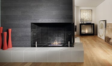 Scope 500 Fireplace Grate - In-Situ Image by EcoSmart Fire