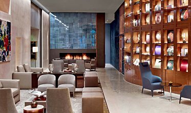 St Regis Hotel Lobby 2 - Built-in fireplaces