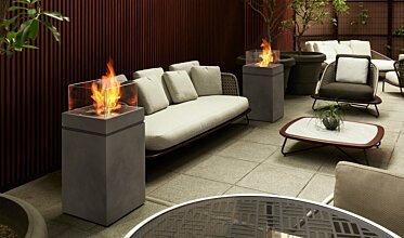 Tower Fire Pit - In-Situ Image by EcoSmart Fire