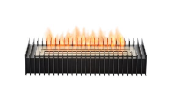 Scope 700 Fireplace Grate - Ethanol / Black / Front View by EcoSmart Fire