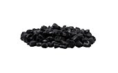 Medios decorativos de vidrio negro al carbón - Imagen de estudio por EcoSmart Fire