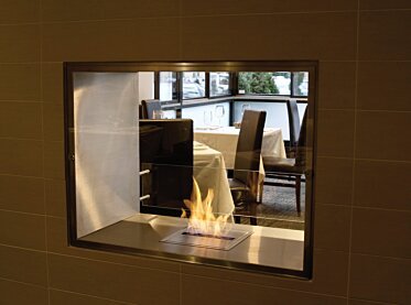 Equinox Restaurant - Built-in fireplaces