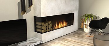 Salon - Idées de cheminée d'angle