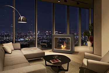 Résidence privée - Cheminées design