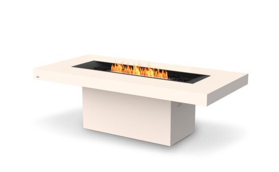 Gin 90 (Comedor) mesa de fuego - Etanol - Negro / Beige / Pantalla de fuego opcional por EcoSmart Fire