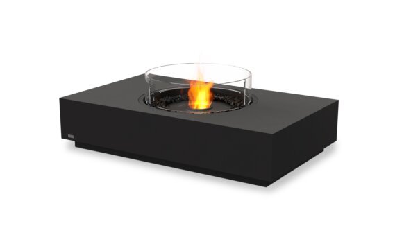 Martini 50 Feuertisch  - Ethanol - Schwarz / Graphit / Optionaler Feuerschirm von EcoSmart Fire