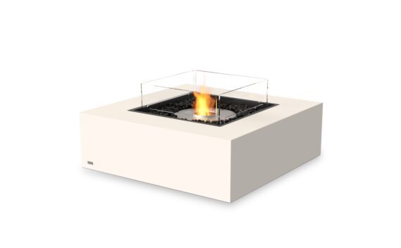 Base 40 Table Cheminée - Éthanol / Blanc / Écran de feu optionnel par EcoSmart Fire