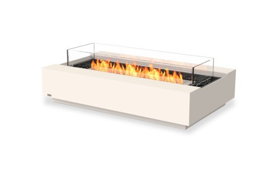 Cosmo 50 Table Cheminée - Éthanol / Blanc / Écran de feu optionnel par EcoSmart Fire