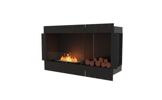 Flex 50SS.BXR Single Sided - Ethanol / Black / Uninstalled view - Logs not included by EcoSmart Fire