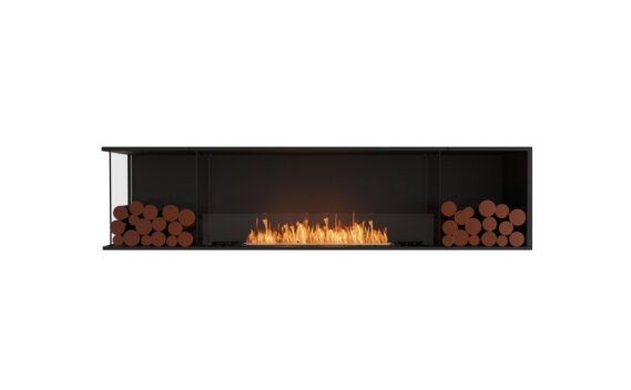 Flex 86LC.BX2 Linke Ecke - Ethanol / Schwarz / Einbaulage - Holzscheite nicht enthalten bei EcoSmart Fire