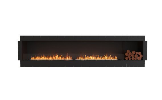 Flex 122SS.BXR Einseitig - Ethanol / Schwarz / Uninstallierte Ansicht - Holzscheite nicht enthalten bei EcoSmart Fire