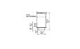 Firebox 1800SS Einseitig-Kamin - Technische Zeichnung / Seite an Seite EcoSmart Fire