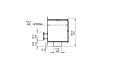 Firebox 800DB Doppelseitige-Kamin - Technische Zeichnung / Seite an Seite EcoSmart Fire