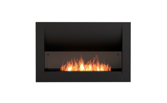 Firebox 1100CV chimenea redondeada - Etanol / Negro / Vista frontal por EcoSmart Fire