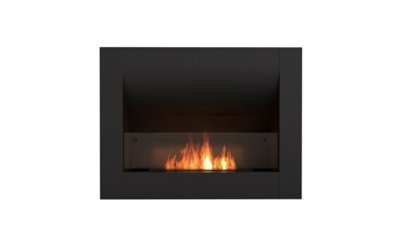Firebox 720CV chimenea redondeada - Etanol / Negro / Vista frontal por EcoSmart Fire