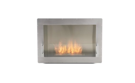 Firebox 800SS Cheminée Simple Face - Ethanol / Acier inoxydable / Vue de face par EcoSmart Fire