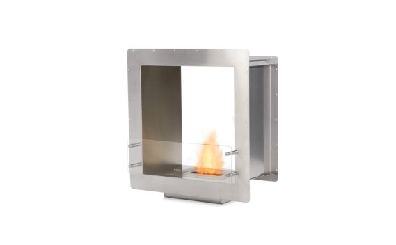 Firebox 650DB Cheminée Angle Gauche- Ethanol / Acier inoxydable par EcoSmart Fire