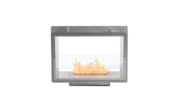 Firebox 800DB Lareira Duas Faces - Etanol / Aço Inoxidável / Vista Traseira por EcoSmart Fire