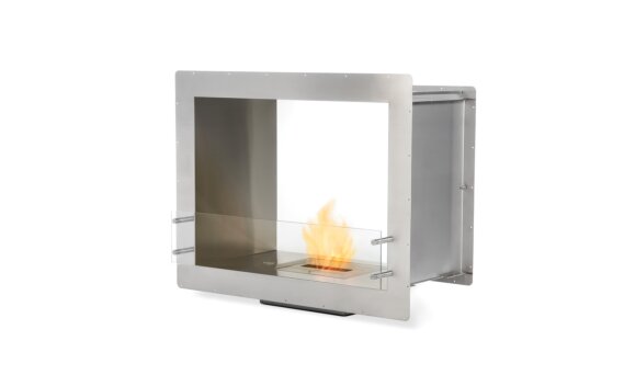 Firebox 900DB Cheminée Angle Gauche- Ethanol / Acier inoxydable par EcoSmart Fire