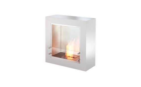 Cubo chimenea de diseño - Etanol / Blanco de EcoSmart Fire