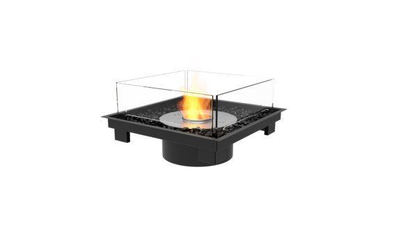Square 22 Kit para Lareira - Ethanol / Black / Indoor Safety Tray by EcoSmart Fire