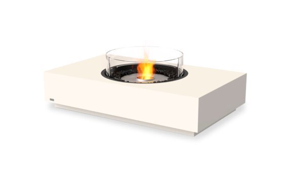 Martini 50 Fire Table - Ethanol / Bone / Optional Fire Screen by EcoSmart Fire
