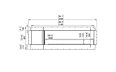 Flex 86SS.BXL Single Sided - Disegno tecnico / Fronte da EcoSmart Fire