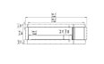Flex 86SS.BXR Single Sided - Disegno tecnico / Fronte da EcoSmart Fire