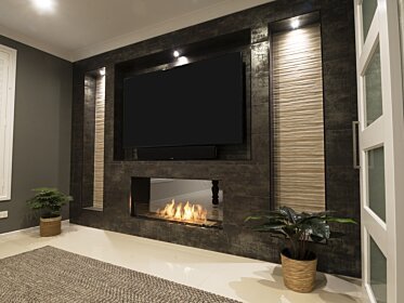 Flex 50DB Double Sided - Installation Image by EcoSmart Fire