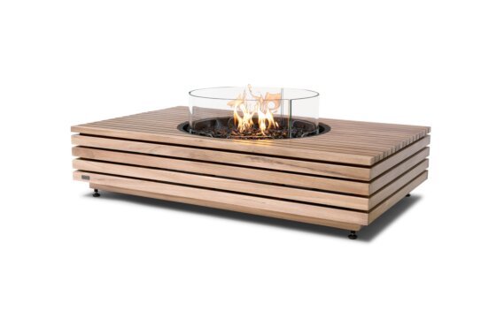 Martini 50 Fire Table - Gas LP/NG / Teak / *Accessory inclusions may vary / Teak colours may vary by EcoSmart Fire