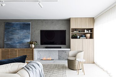 SJS Interior Design - Built-in fireplaces