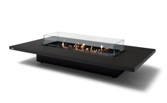 Daiquiri 70 mesa de fuego - Etanol - Negro / Grafito / Pantalla contra incendios incluida por EcoSmart Fire
