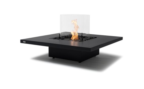 Vertigo 40 Table Brasero - Ethanol - Noir / Graphite / Pare-étincelles en option par EcoSmart Fire