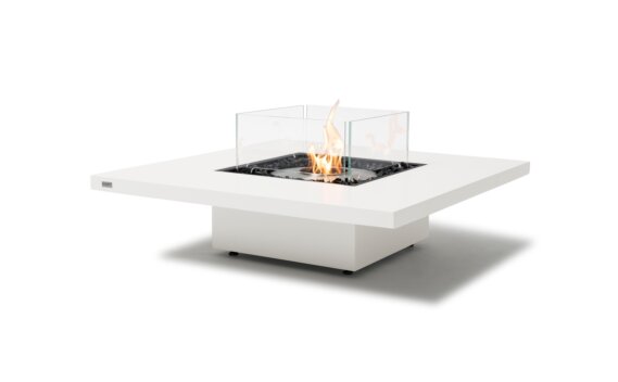 Vertigo 40 mesa de fuego - Etanol / Beige / Incluye pantalla contra incendios de EcoSmart Fire