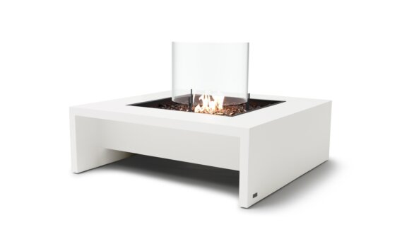 Mojito 40 Table Brasero - Gaz LP/NG / Blanc / Pare-étincelles en option par EcoSmart Fire