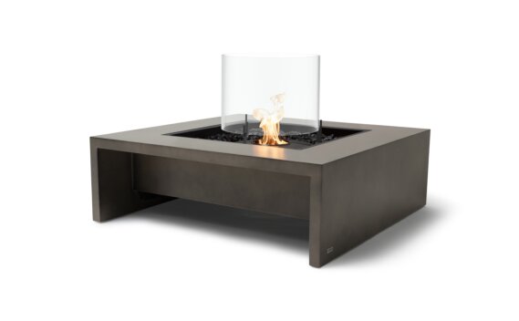 Mojito 40 mesa de fuego - Etanol - Negro / Natural / Pantalla contra incendios opcional de EcoSmart Fire