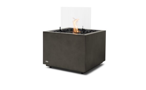 Seitenwagen 24 Feuertisch - Ethanol - Schwarz / Natürlich / Optionaler Feuerschirm von EcoSmart Fire