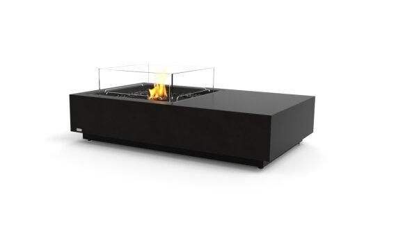 Manhattan 50 mesa de fuego  - Etanol - Negro / Grafito / Pantalla de fuego opcional por EcoSmart Fire