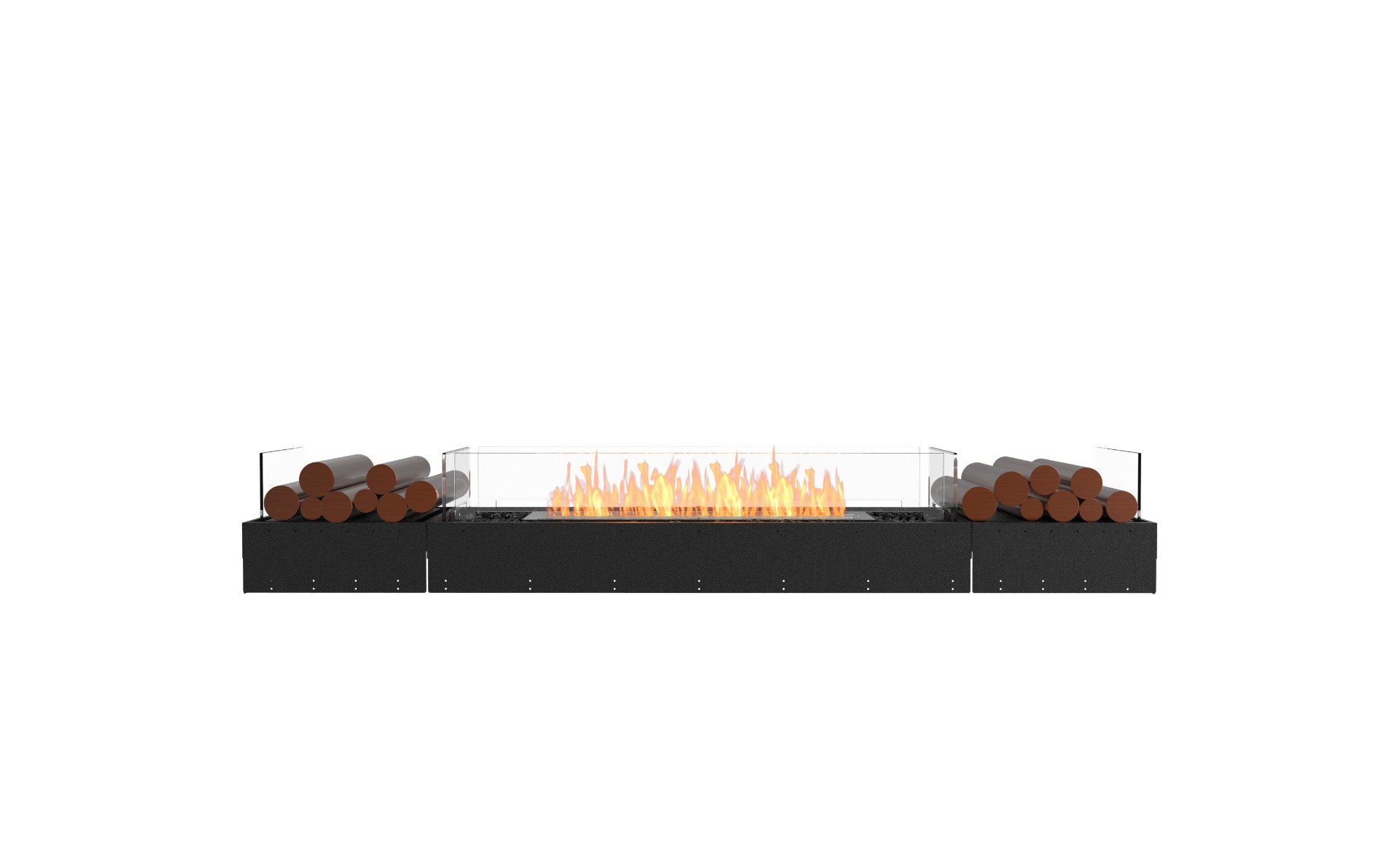2 Boîtes décoratives - Cheminées à simple face par EcoSmart Fire