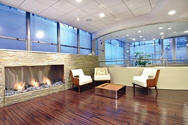 Farber Center  - Built-in fireplaces