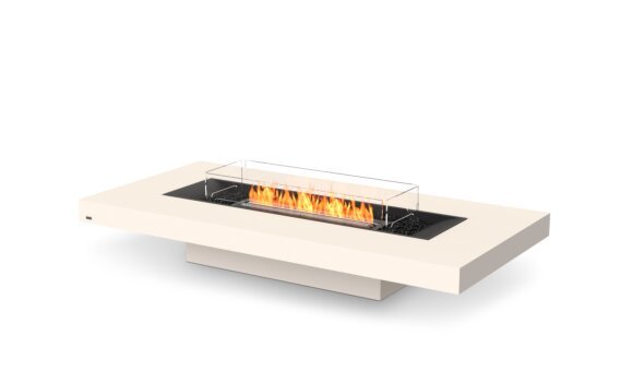 Gin 90 (Bajo) mesa de fuego - Etanol - Negro / Beige / Pantalla de fuego opcional por EcoSmart Fire