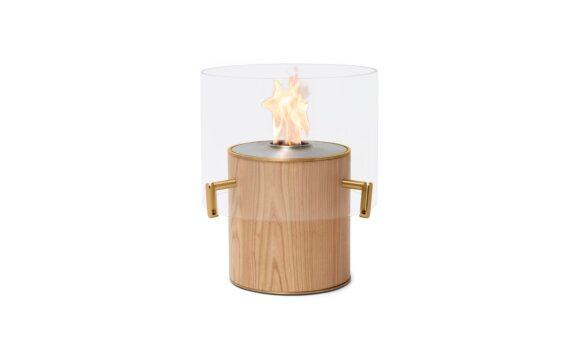 Pillar 3L Designer Fireplace - Ethanol / Oak by EcoSmart Fire