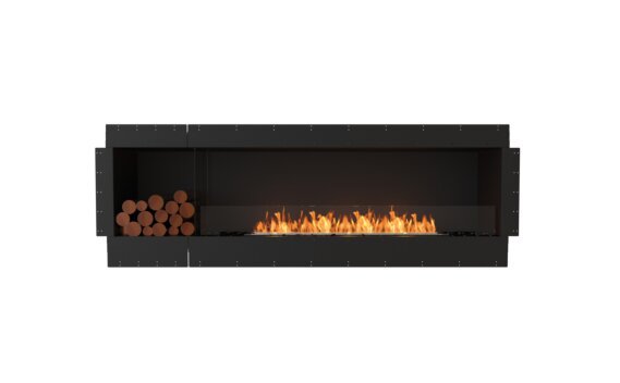 Flex 86SS.BXL Einseitig - Ethanol / Schwarz / Uninstallierte Ansicht - Holzscheite nicht enthalten bei EcoSmart Fire