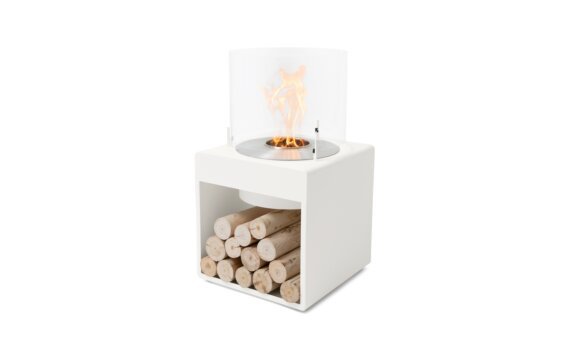 Pop 8L Designer Fireplace - Ethanol / White by EcoSmart Fire