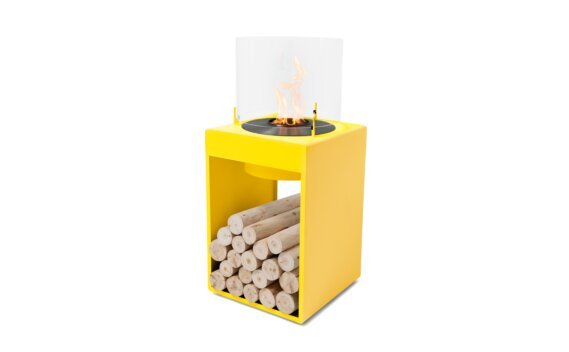 Pop 8T Lareira Designer - Etanol - Preto / Amarelo por EcoSmart Fire