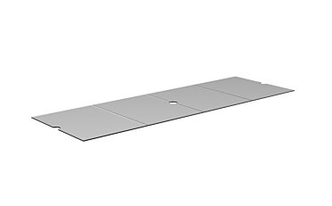 L50 Cover Plate Glass Cover Plate - Studio Image by EcoSmart Fire