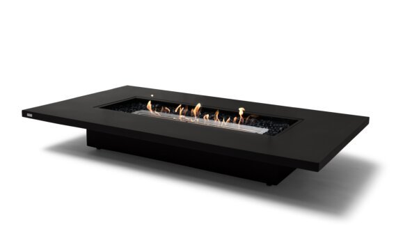 Daiquiri 70 mesa de fuego - Etanol / Grafito / Mire sin pantalla por EcoSmart Fire