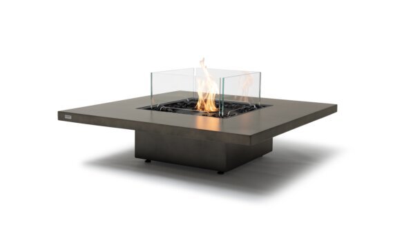 Vertigo 40 mesa de fuego - Etanol - Negro / Natural / Pantalla contra incendios incluida por EcoSmart Fire